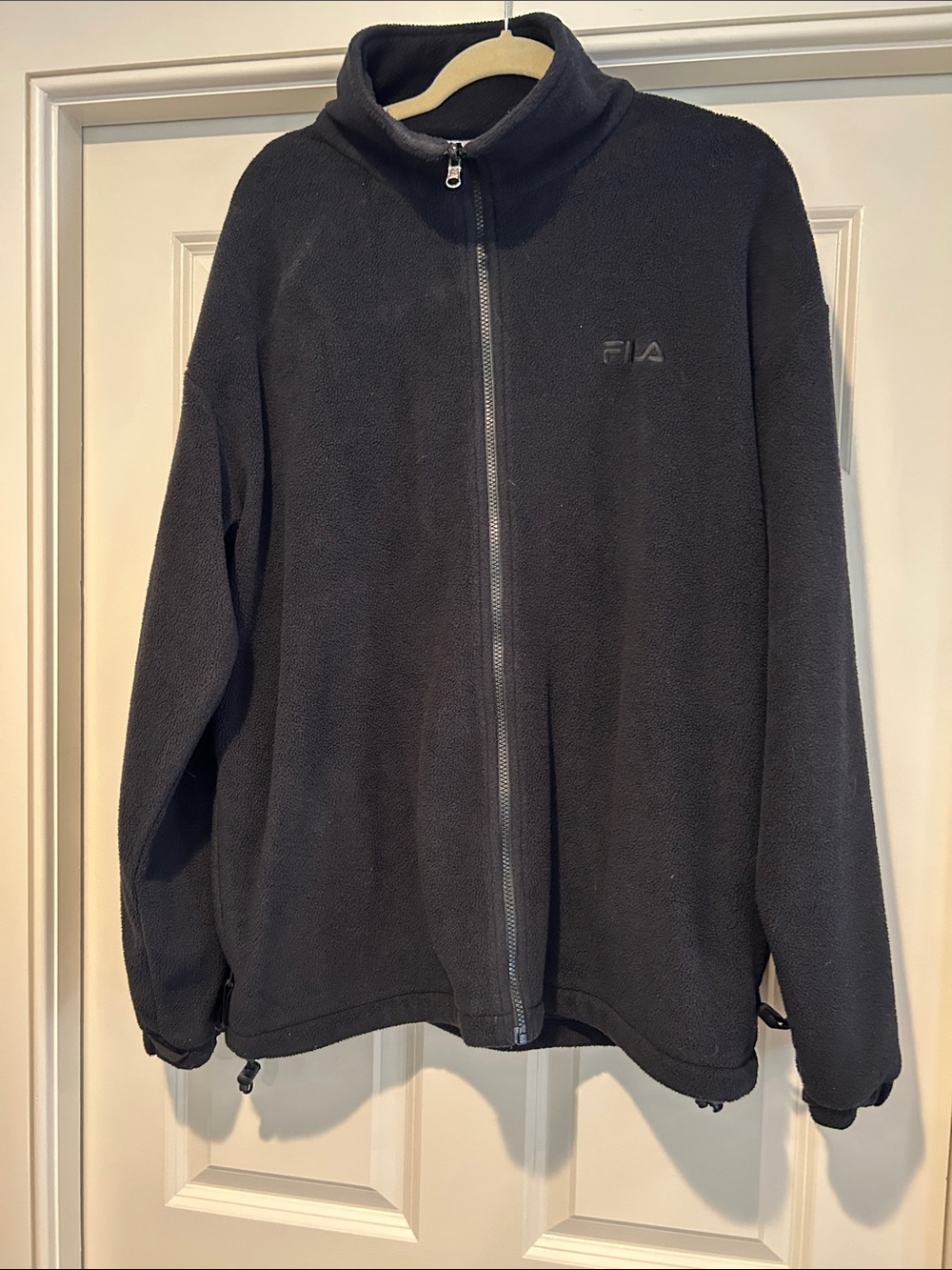 Men’s FILA Black Full-Zip Fleece Jacket